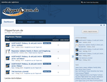 Tablet Screenshot of flipperforum.de